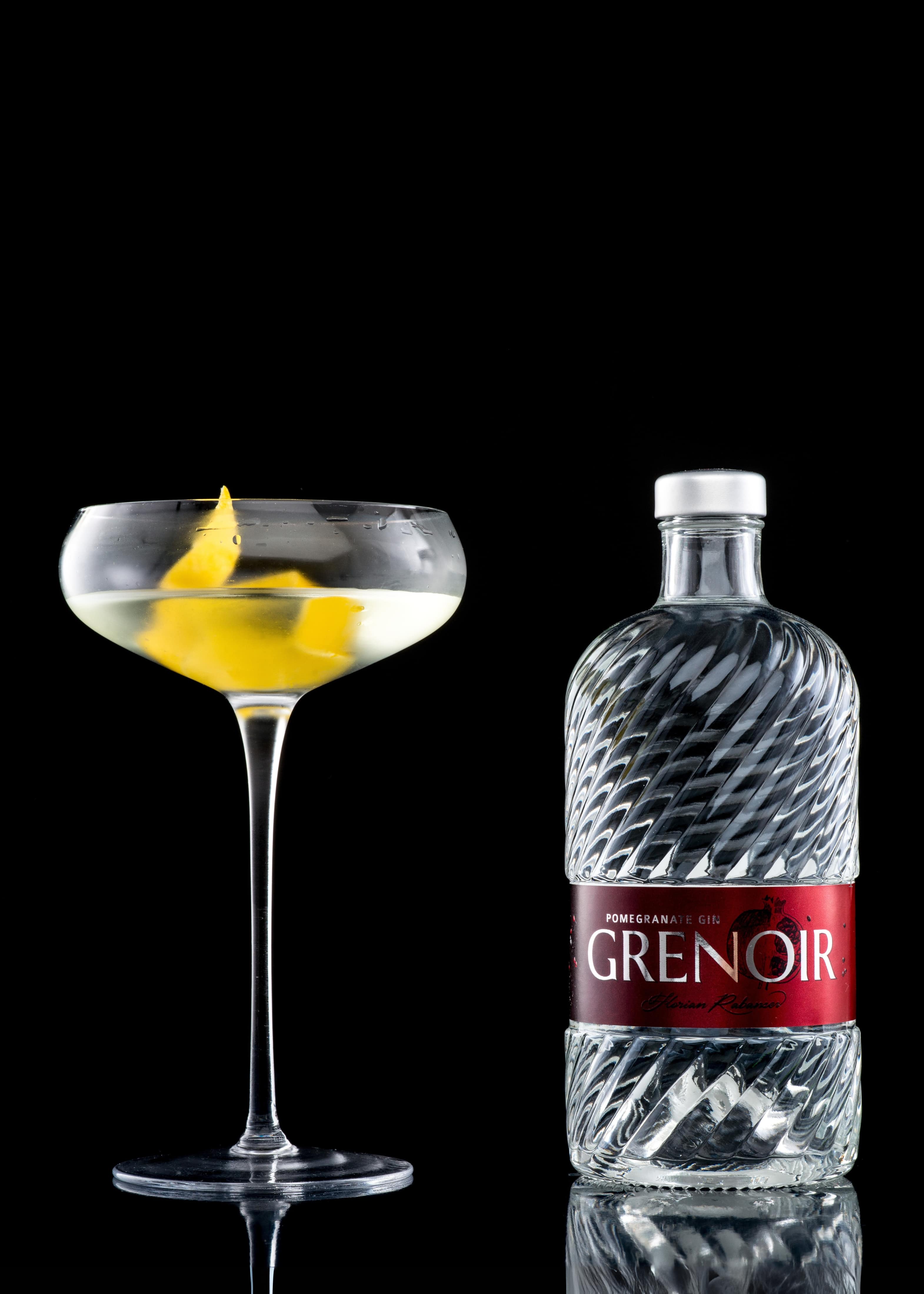 Grenoir Gin – gin artigianale premium con melograno e ginepro, acquistabile online su Cavour Drinks