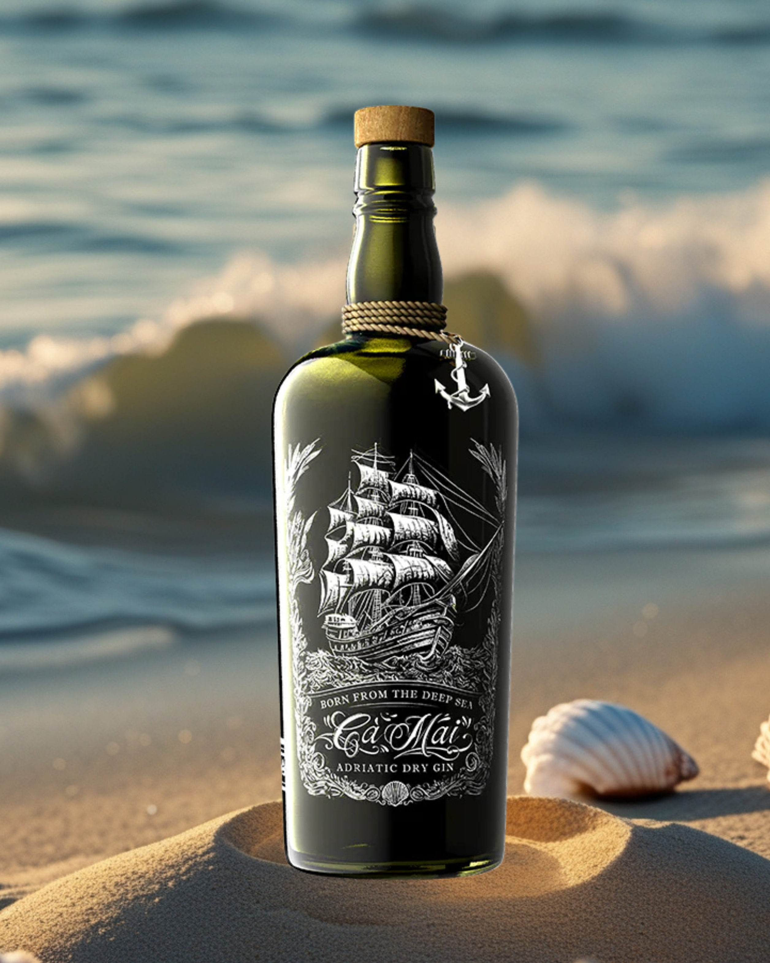 Gin artigianale premium dal Mediterraneo con botaniche selezionate, acquistabile online su Cavour Drinks.