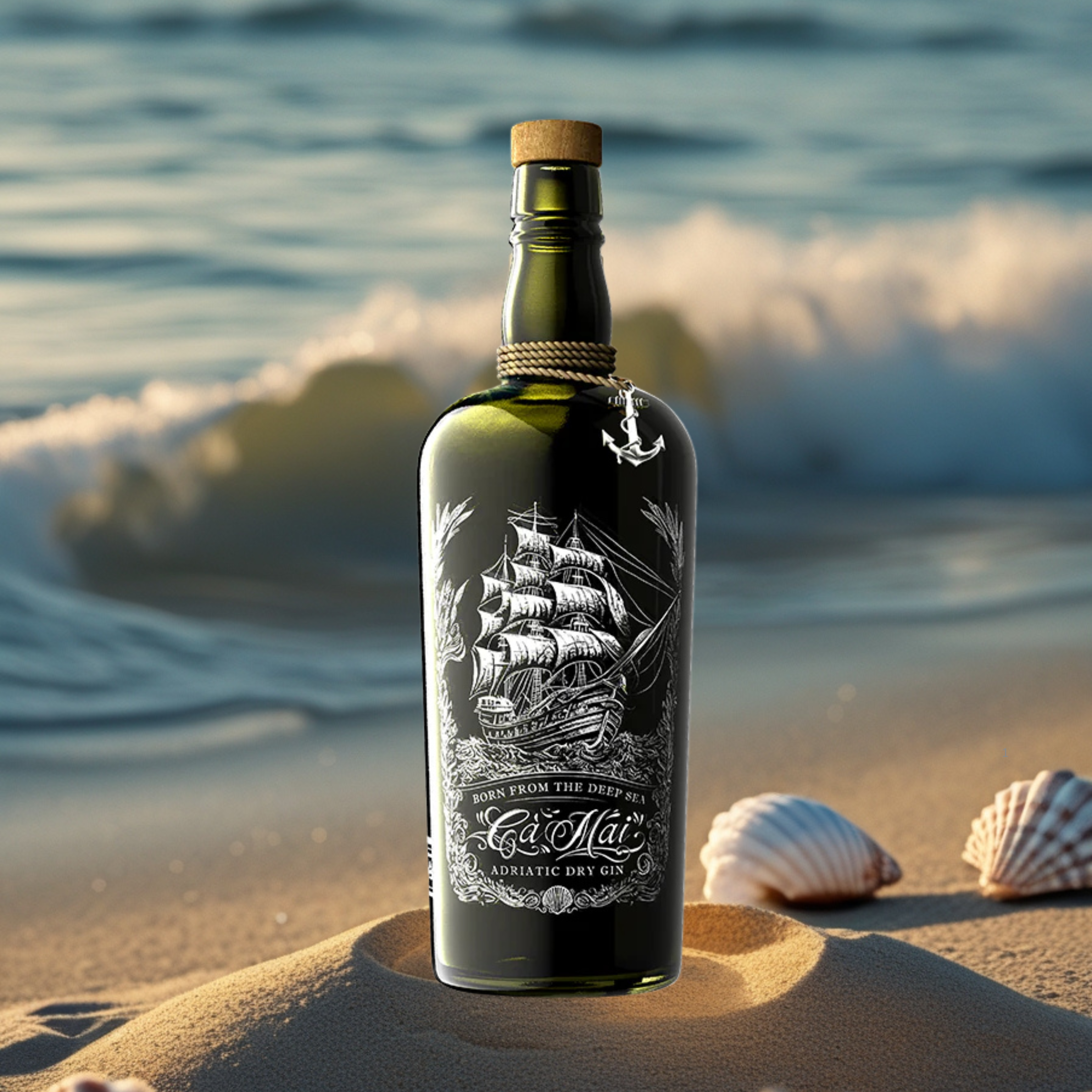 Gin artigianale premium dal Mediterraneo con botaniche selezionate, acquistabile online su Cavour Drinks.