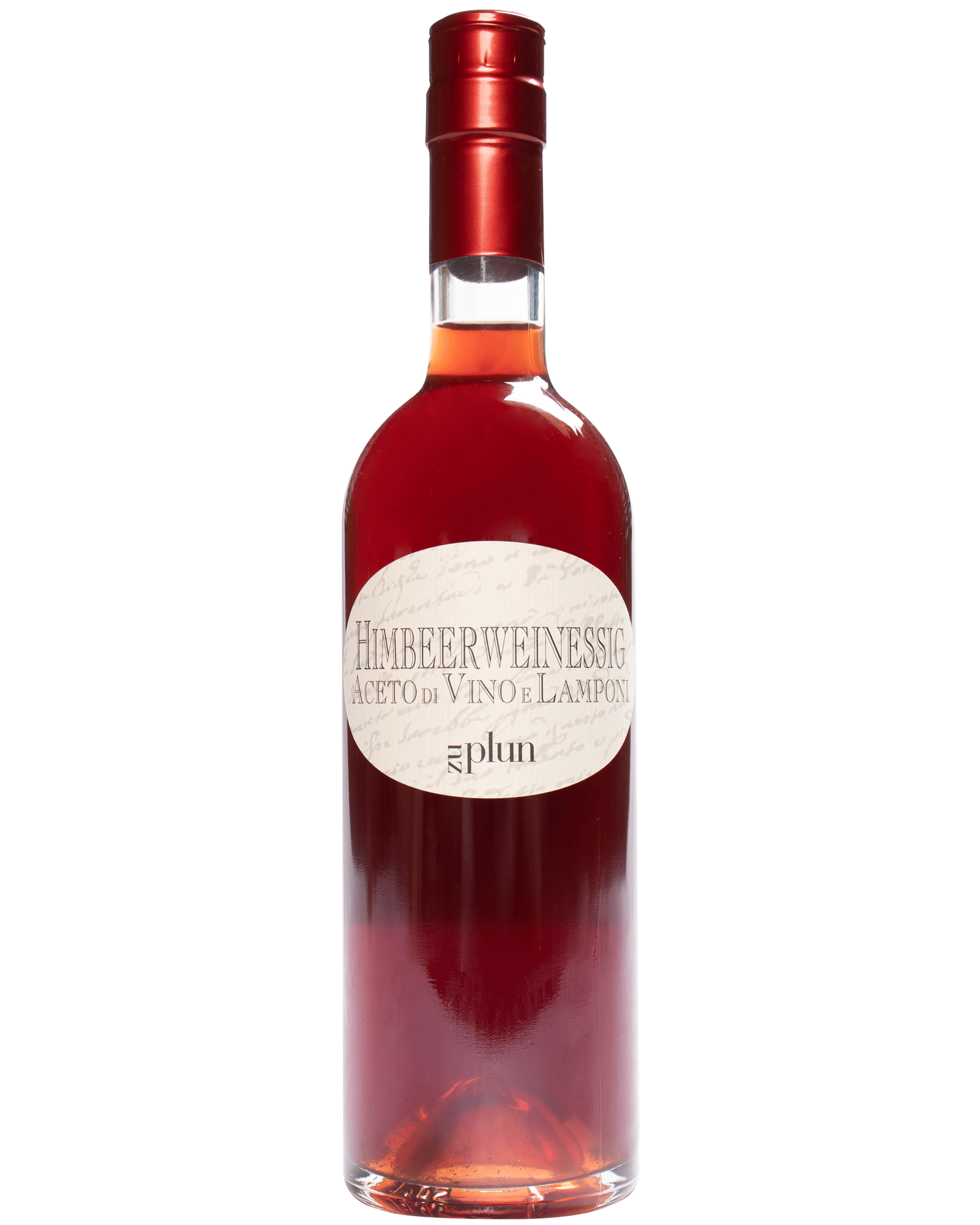 Zu Plun Aceto di Vino al Lampone – aceto artigianale di vino con lamponi delle Dolomiti, acquistabile online su Cavour Drinks