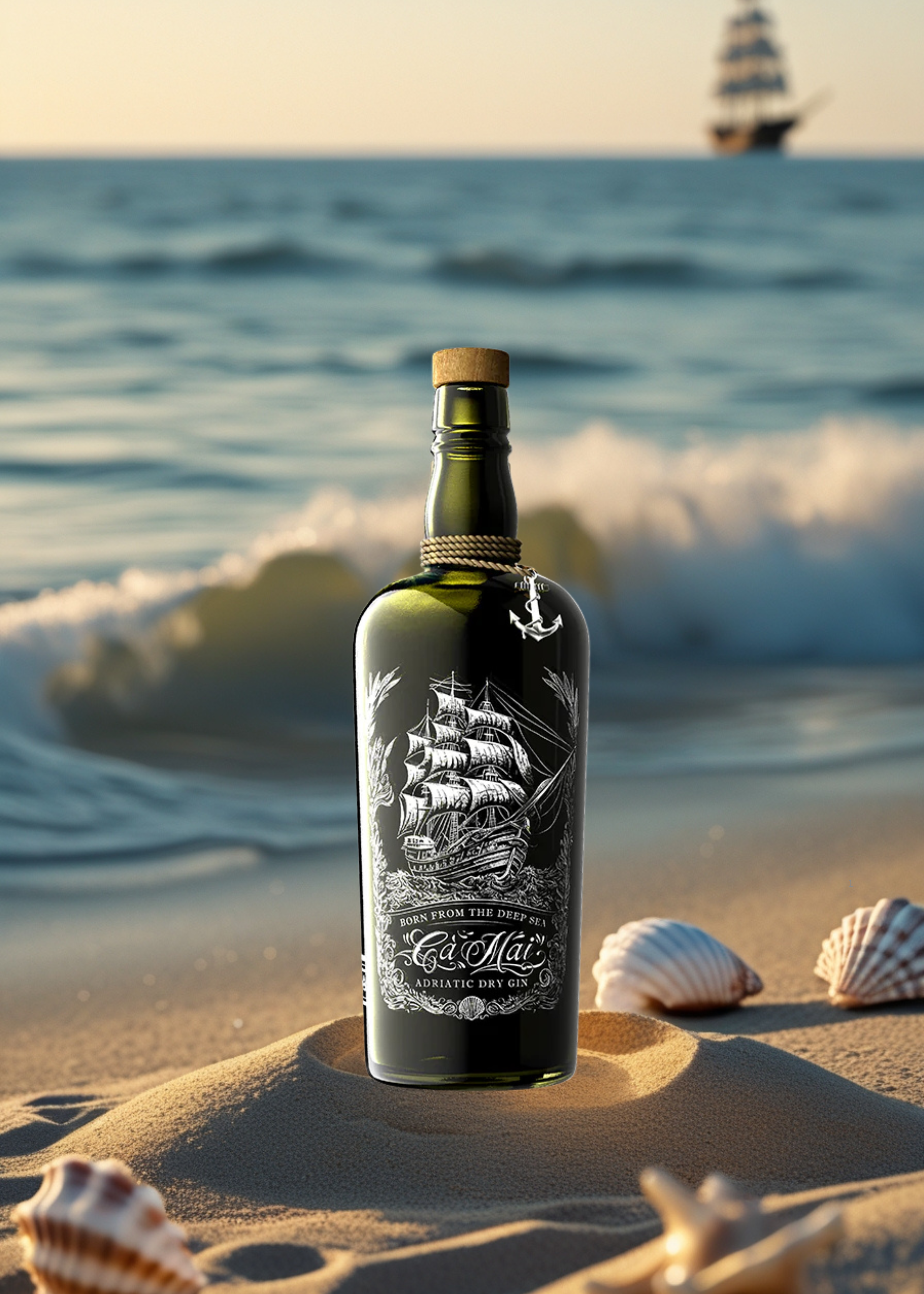 Gin artigianale premium dal Mediterraneo con botaniche selezionate, acquistabile online su Cavour Drinks.