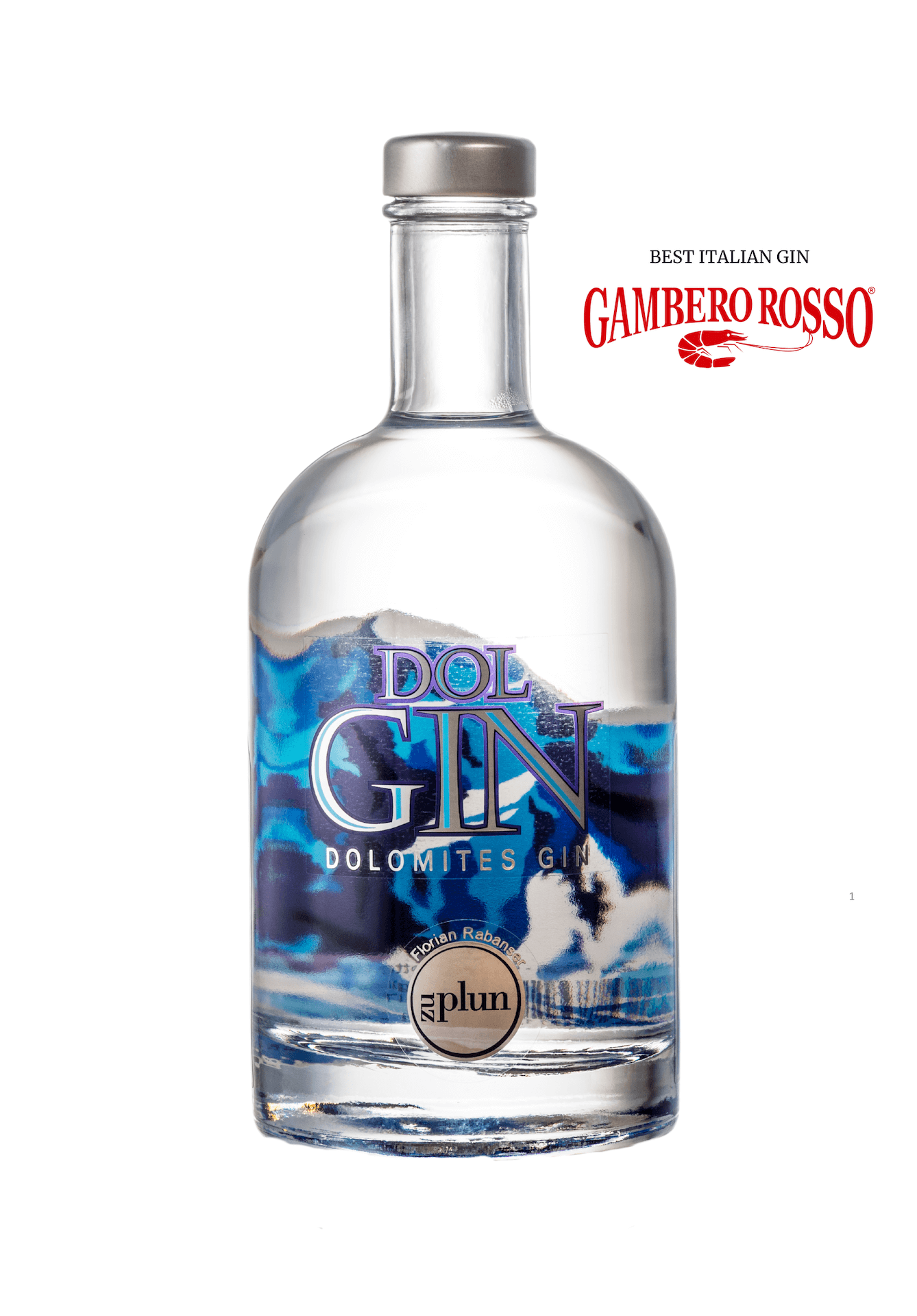 Bottiglia di Dol Gin – distillato esclusivo con erbe e spezie delle Dolomiti, perfetto per gin tonic