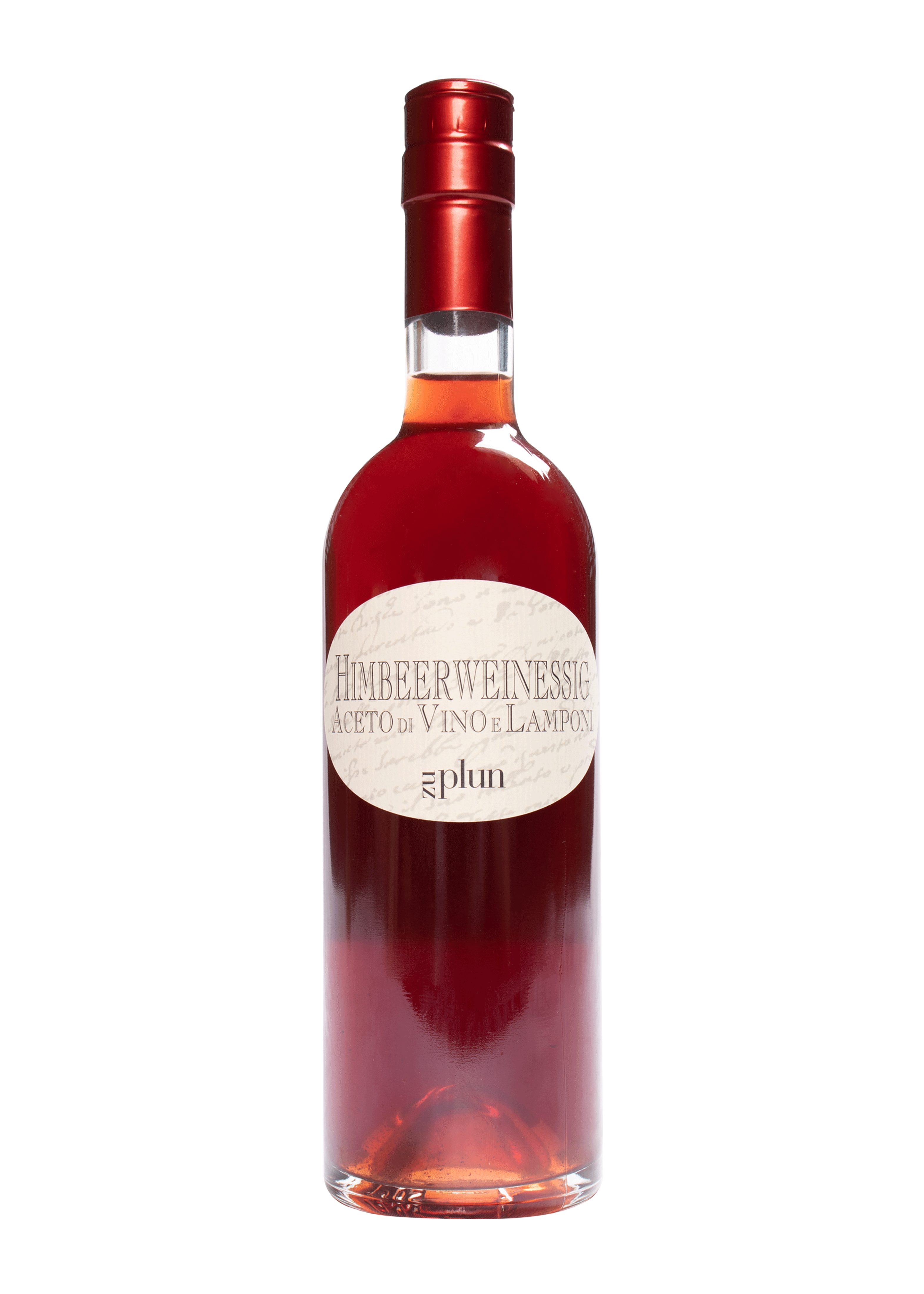 Zu Plun Aceto di Vino al Lampone – aceto artigianale di vino con lamponi delle Dolomiti, acquistabile online su Cavour Drinks