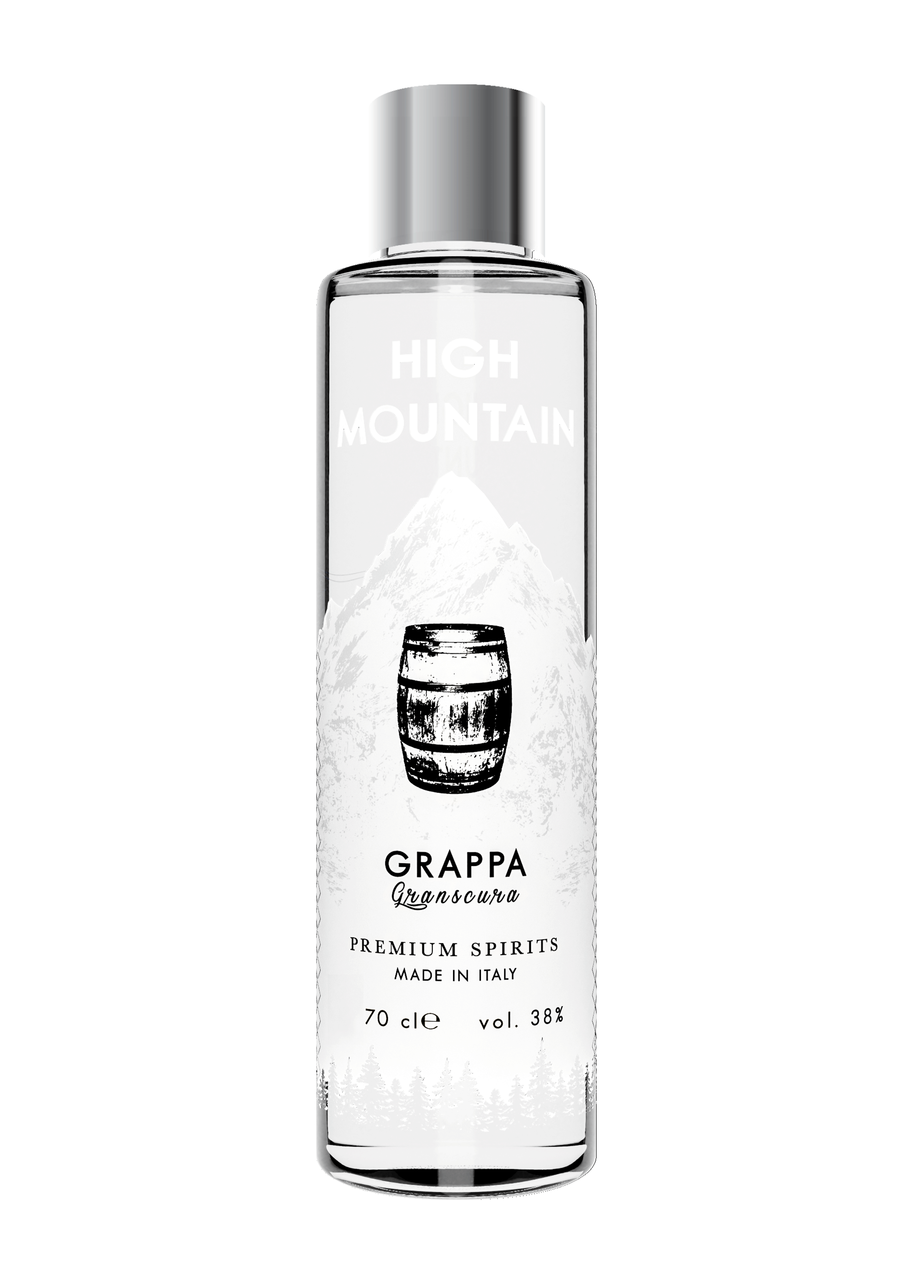 Zu Plun White Grappa – grappa bianca artigianale delle Dolomiti, acquistabile online su Cavour Drinks